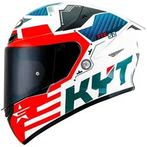 Capacete KYT TT Course Fuselage - Vermelho