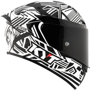 Capacete KYT TT Course Monochrome - Branco/Preto
