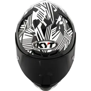 Capacete KYT TT Course Monochrome - Branco/Preto