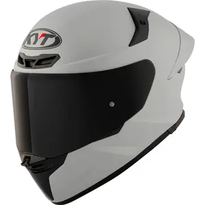 Capacete KYT TT Revo Plain ASP - Cinza Fosco