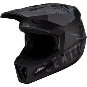 Capacete Leatt Moto 2.5 - Preto/Cinza