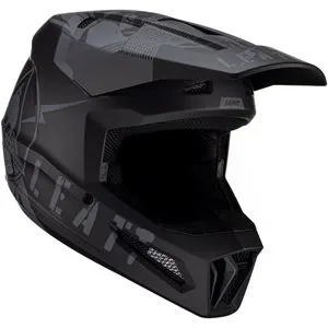 Capacete Leatt Moto 2.5 - Preto/Cinza