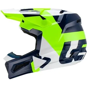 Capacete Leatt Moto 2.5 - Verde Lima/Azul