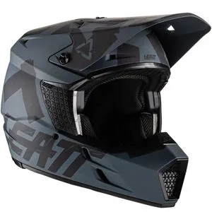 Capacete Leatt Moto 3.5 - Cinza/Preto
