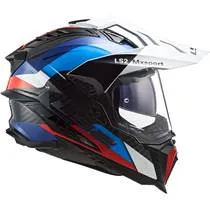 Capacete LS2 Explorer Carbon Frontier - Preto/Azul