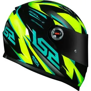 Capacete LS2 FF358 Draze - Preto/Amarelo Fluor