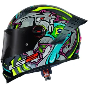 Capacete LS2 FF358 Pro Alex Barros - Cinza