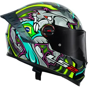 Capacete LS2 FF358 Pro Alex Barros - Cinza