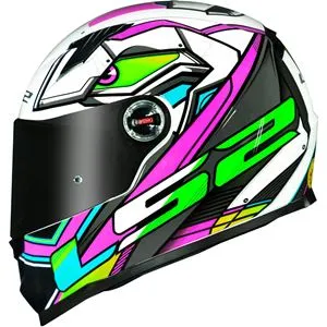 Capacete LS2 FF358 Xdron - Branco/Rosa