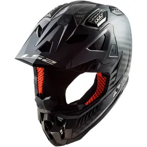 Capacete LS2 MX703 X-Force Carbon Monocolor - Preto