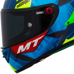 Capacete MT KRE+S Diogo Moreira A7 Carbon - Azul