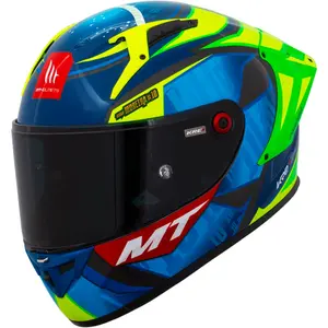 Capacete MT KRE+S Diogo Moreira A7 Carbon - Azul