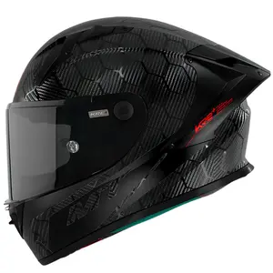 Capacete MT KRE+S Solid A11 Carbon - Preto