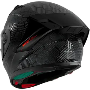 Capacete MT KRE+S Solid A11 Carbon - Preto