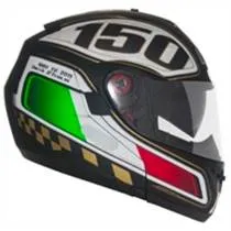 Capacete MT Optimus SV Articulado Italy Fosco Articulado (ROBOCOP)
