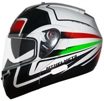Capacete MT Optimus SV Articulado Tricolore Italia (ROBOCOP)