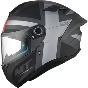 Capacete MT Targo S Britain C2 - Preto Fosco