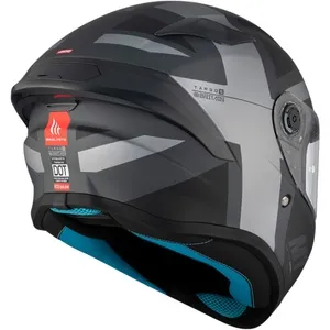 Capacete MT Targo S Britain C2 - Preto Fosco