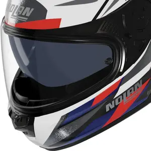 Capacete Nolan N60-6 Sport Corsa - Branco/Azul/Vermelho