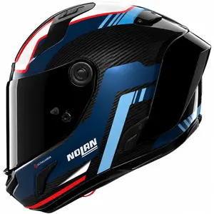 Capacete Nolan X-804 RS UC Piega - Azul/Vermelho