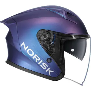 Capacete Norisk Downtown 2 Monocolor (Aberto) - Azul Fosco