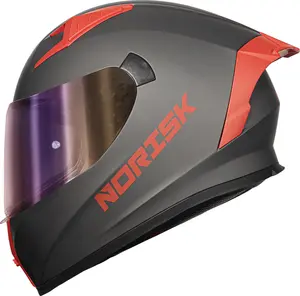 Capacete Norisk Flow Monocolor - Cinza Titânio
