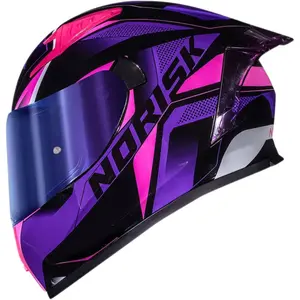 Capacete Norisk Flow Pulse - Roxo/Rosa