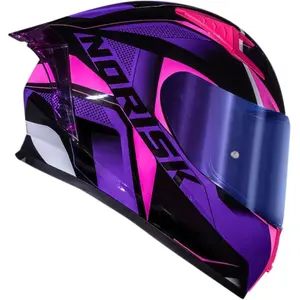 Capacete Norisk Flow Pulse - Roxo/Rosa