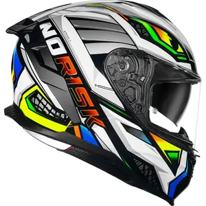 Capacete Norisk Strada 2 Reptel - Vermelho/Azul