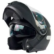 Capacete NZI Combi 2 Duo Monocolor - Preto Fosco (Articulado)