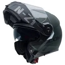 Capacete NZI Combi 2 Flydeck - Verde Fosco (Articulado)