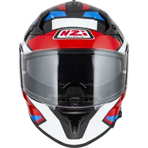 Capacete NZI Go Rider Quadri - Preto/Vermelho/Azul