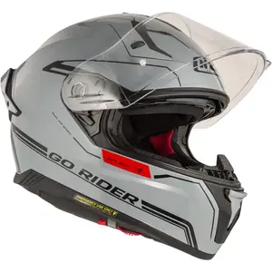 Capacete NZI Go Rider Solid Noveau - Cinza Nardo