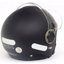 Capacete NZI Ringway Duo Monocolor - Preto Fosco (Aberto)