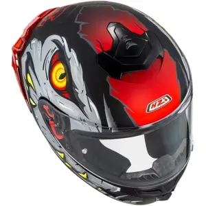 Capacete NZI Trendy 3 Stream Raptor - Preto/Cinza/Vermelho