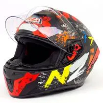 Capacete NZI Trendy IT - Preto/Vermelho