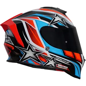 Capacete Origine Dinamo Star Revolution - Vermelho Fluor/Preto