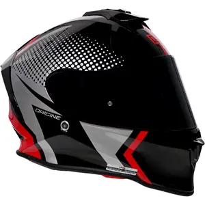 Capacete Origine Dinamo SZ Faster - Preto/Vermelho
