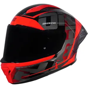 Capacete Origine Pista Mugello - Vermelho/Prata/Preto