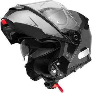 Capacete SMK Gullwing - Cinza/Preto (Articulado)