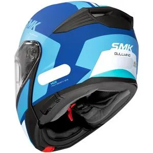 Capacete SMK Gullwing Kresto - Azul (Articulado)