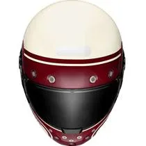 Capacete SMK Retro Seven - Branco Brilho