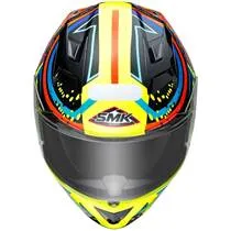 Capacete SMK Stellar Graffiti - Amarelo Flúor