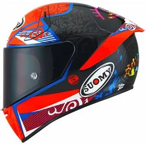 Capacete Suomy SR-GP Bagnaia 2021 - Laranja/Azul