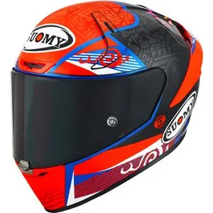 Capacete Suomy SR-GP Bagnaia 2021 - Laranja/Azul