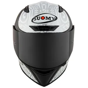 Capacete Suomy Track 1 Bagnaia Winter Test - Branco/Cinza/Preto