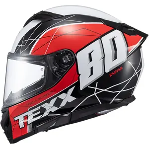 Capacete Texx Kaiman Vector - Vermelho/Preto/Branco