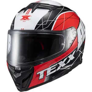 Capacete Texx Kaiman Vector - Vermelho/Preto/Branco