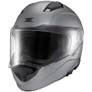 Capacete Texx Kratos Solid - Cinza Titânio Fosco (Articulado)