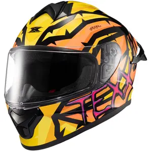 Capacete Texx Spihe Massai - Laranja/Amarelo